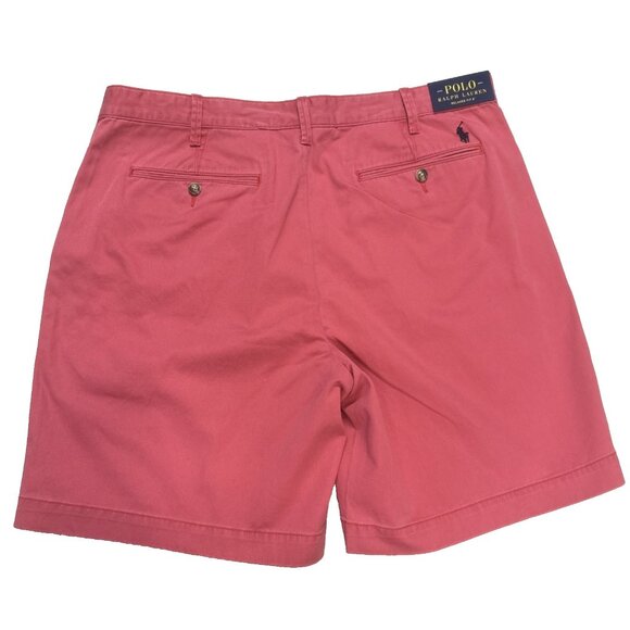 Polo Ralph Lauren Men's size 38 Nantucket Red Relaxed Fit 8" Cotton Chino Shorts - Picture 2 of 11